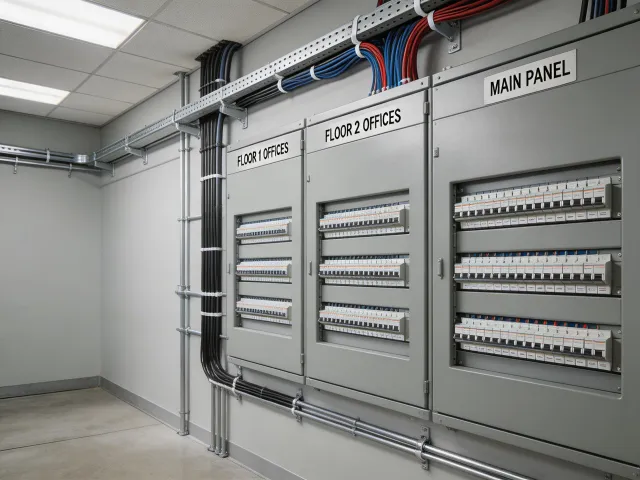 Commercial building wiring