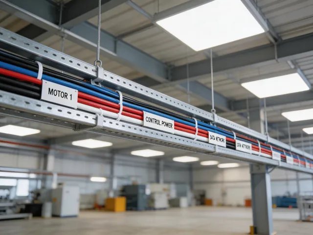 ShieldBox cable tray system in industrial facility
